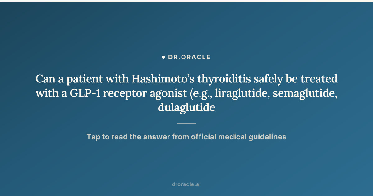can glp 1 help with hashimoto's disease Does GLP-1 Disease? Evidence and Safety I always get many questions