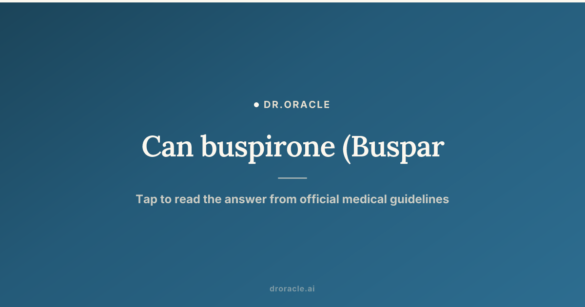 semaglutide and tramadol EllieMD Can buspirone (Buspar) be started