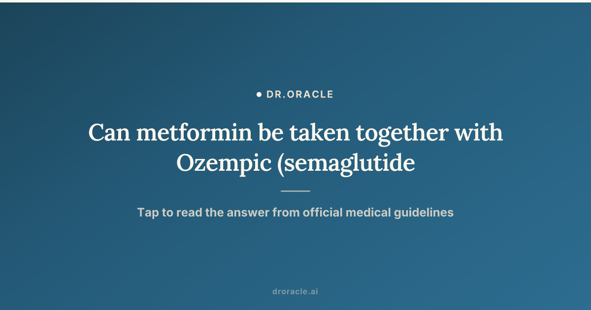 can you take semaglutide and metformin at the same time Wegovy together? Is Taking Metformin and Ozempic