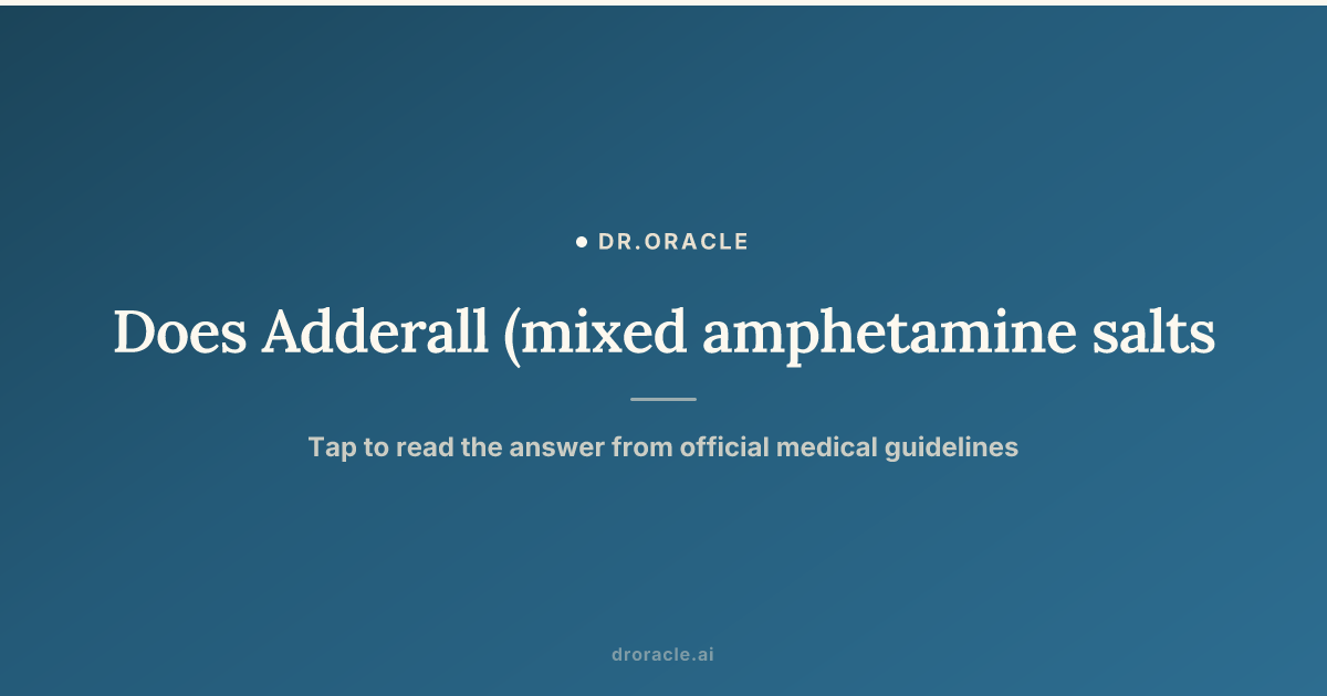 can you take glp 1 while on adderall Ozempic and Adderall: them together? Does Adderall (mixed amphetamine salts)