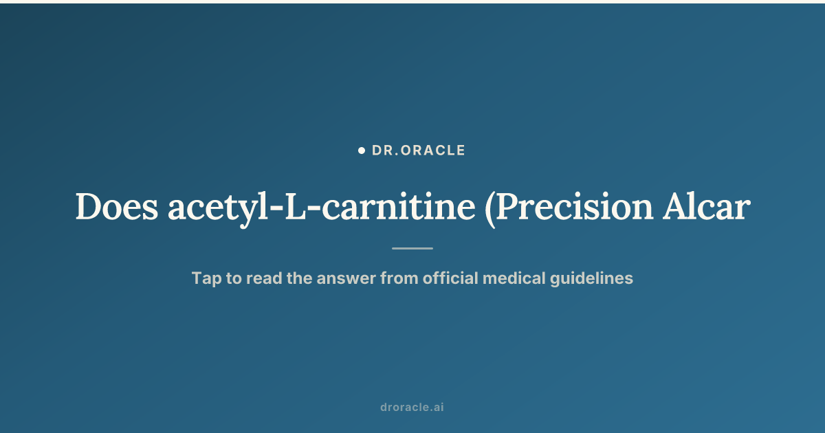 acetyl l carnitine interactions Acetyl-L-Carnitine: Benefits, Forms, Dosing, and Side Effects Dr Brad Stanfield Does acetylLcarnitine (Precision Alcar) interact