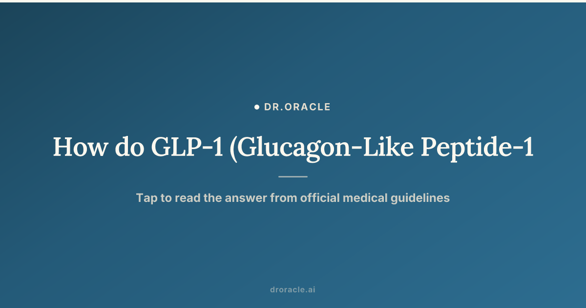 glp-1 neuropathy Dose-dependent Risk for Ischemic Optic Found with Semaglutide How do GLP-1 (Glucagon-Like Peptide-1)