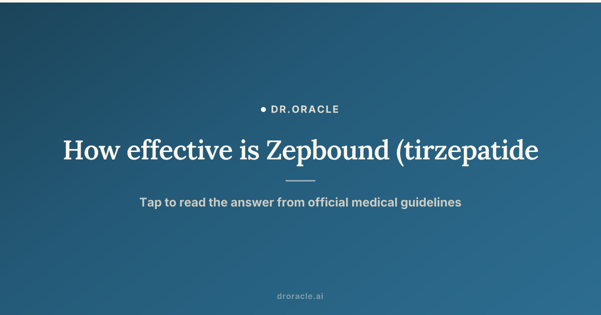 does tirzepatide help sleep apnea Eli Lilly's gained FDA approval in December 2024 for treating moderate-to-severe obstructive in adults with obesity, after Phase III trials showed a 20% average weight loss and a roughly Tirzepatide Improves Sleep Apnea in