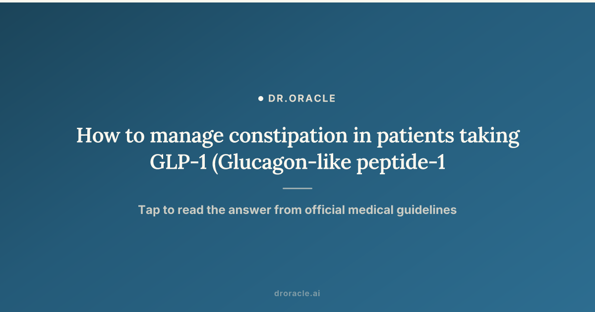 how to help constipation on glp 1 6 Ways Reduce GLP-1 Quickly & Naturally how to relieve constipation on