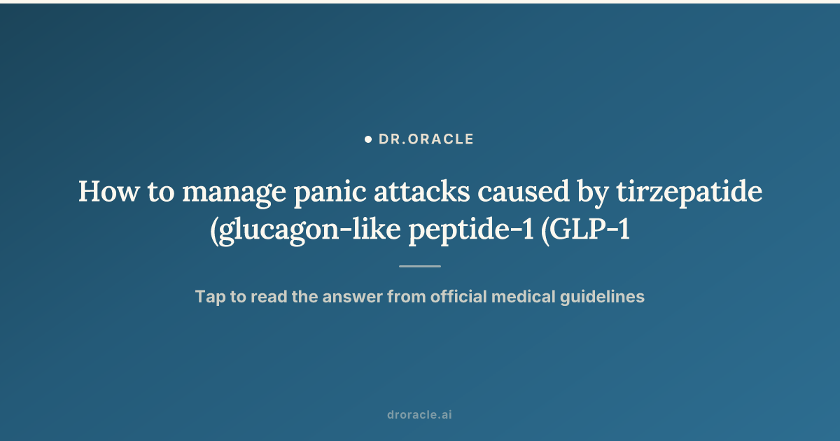 tirzepatide and anxiety Does Make You Anxious? Clinical Evidence Guidance How to manage panic attacks