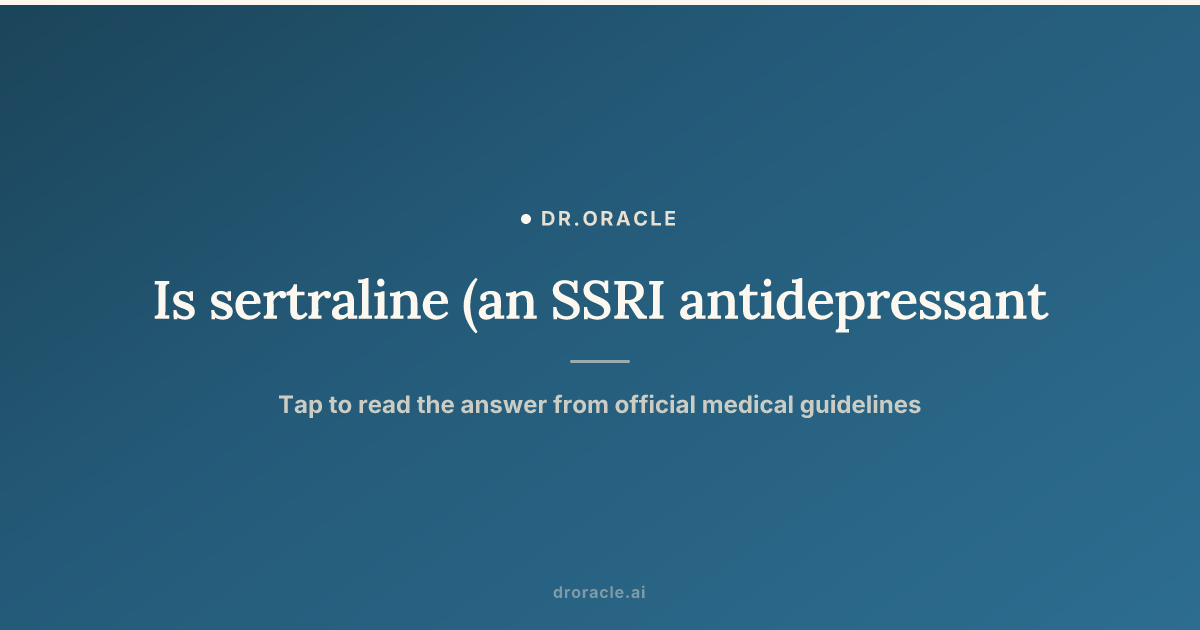 Is sertraline (an SSRI antidepressant) safe to use concurrently with tirzepatide (a GLP‑1/GIP receptor agonist)?