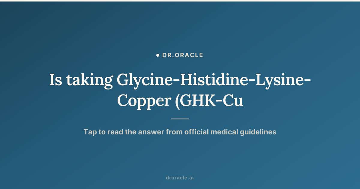 ghk cu peptide side effects liver RACGP GHK-Cu Peptide Injection Before and