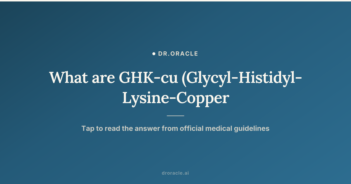 is ghk cu fda approved ghk-cu approval injectable GHK-Cu Side Effects: What Does the Research Say? Doctor Explains ghk-cu fda approved is ghk-cu