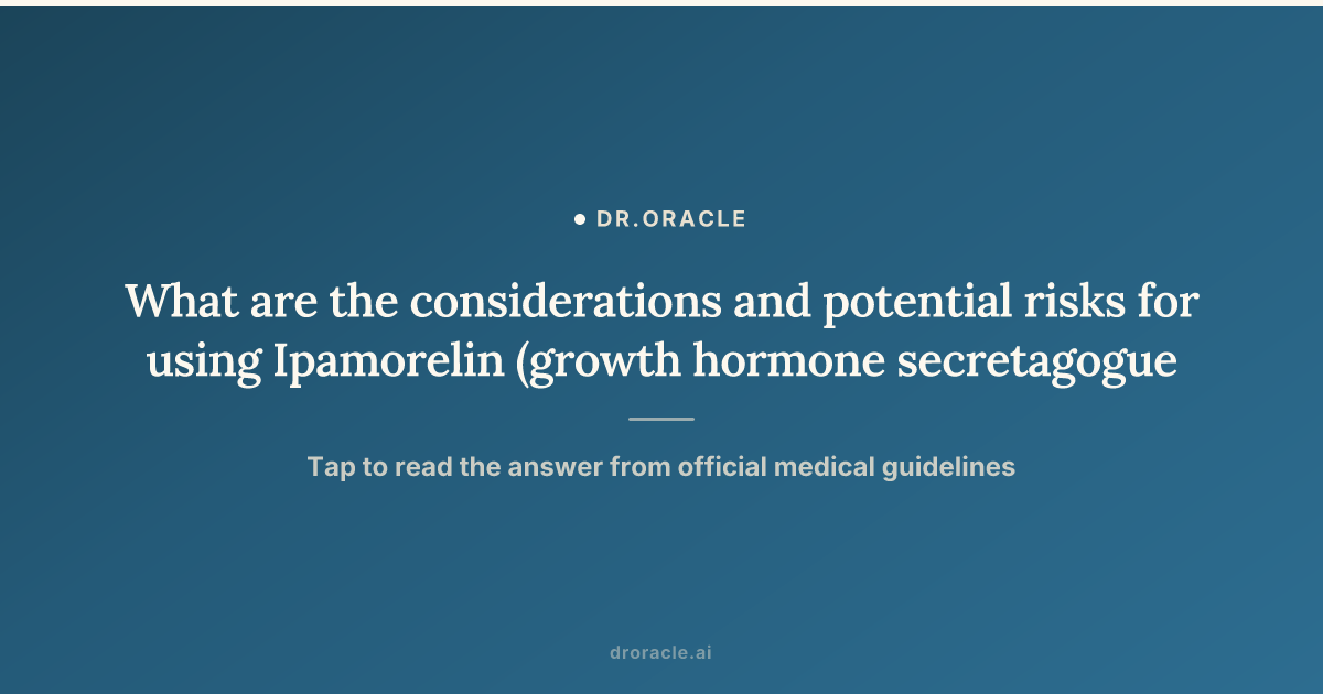 ipamorelin risks Side Effects: What to Expect Ipamorelin Side Effects | A
