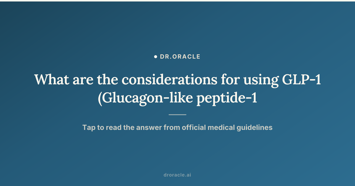 glp 1 polycystic kidney disease What are the considerations for using GLP-1 (Glucagon-like peptide-1) inhibitors in patients with Polycystic Kidney Disease (PKD)?