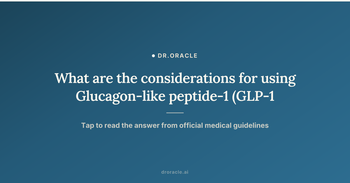 glp 1 agonists moa Glucagon-like peptide-1