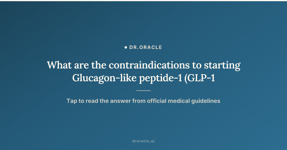 contraindication to glp 1 Your guide to GLP-1 side effects contraindications for glp 1 to