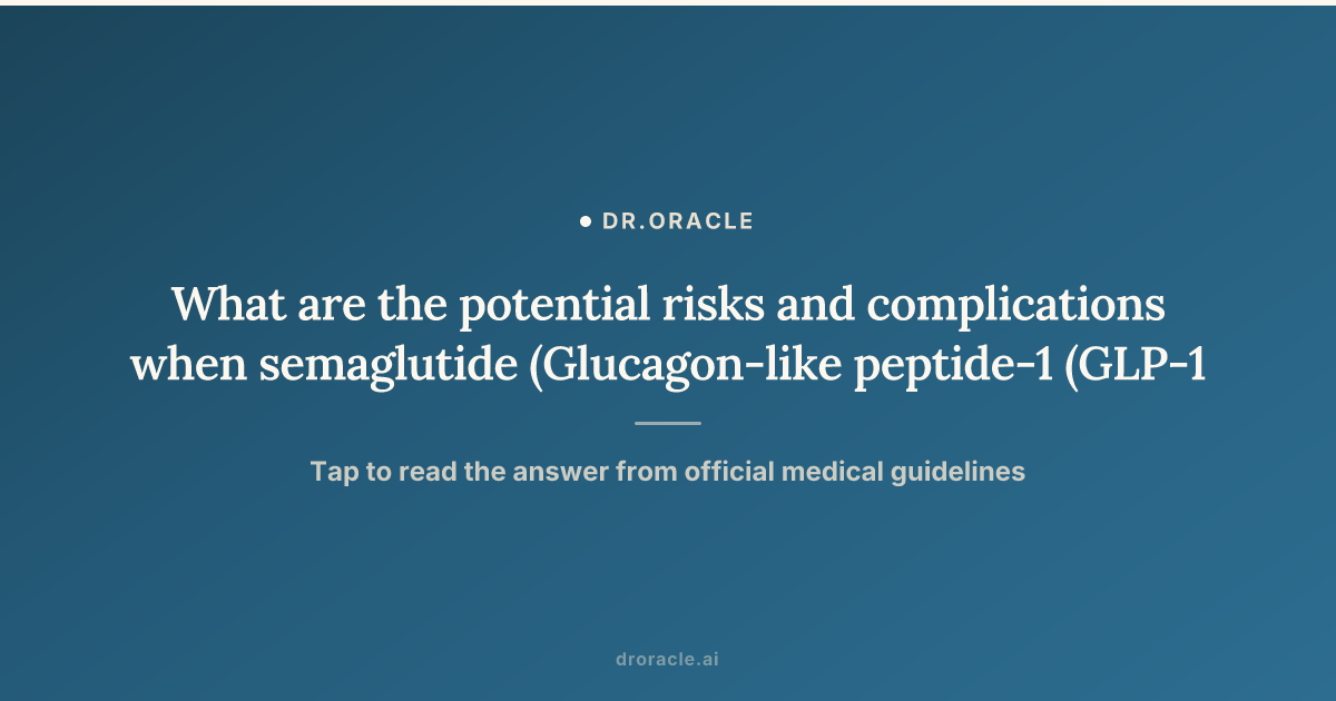semaglutide injection subcutaneous or intramuscular Injecting Semaglutide: A Guide to Sites and Technique What are the potential risks