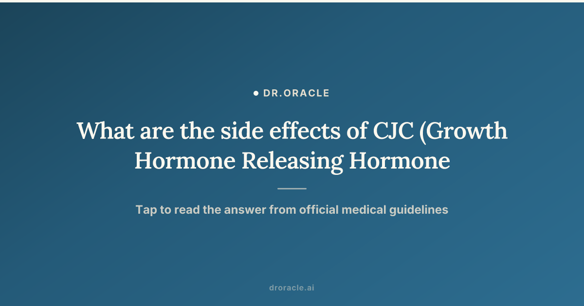 cjc 1295 and ipamorelin combination side effects CJC-1295 / Peptide Therapy: Benefits, Dosage & Cost Ipamorelin Side Effects: Things You