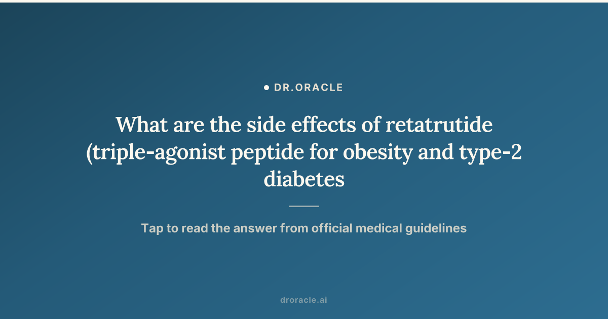 side effects retatrutide Long-Term Effects: What Current Trial Data Show Bolt Pharmacy Retatrutide vs Tirzepatide (2026): Differences
