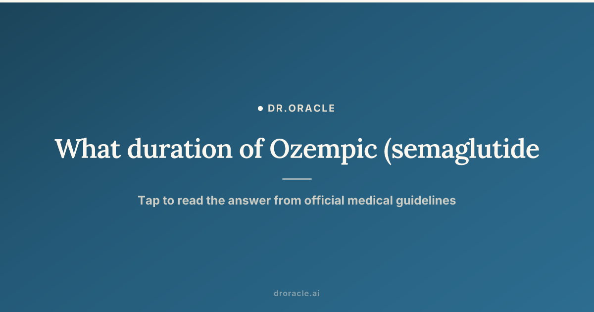 can i restart semaglutide Stopping and restarting GLP-1s may make it less effective What duration of Ozempic (semaglutide)