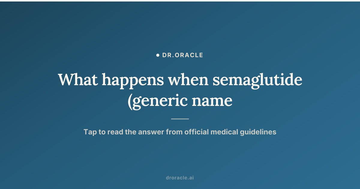 What happens when semaglutide (generic name) is injected intramuscularly (IM) instead of subcutaneously (SC)?