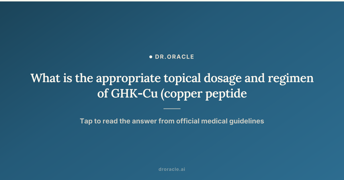 normal dose of ghk cu GHK-Cu Peptides Before and After: Dosage, Benefits & How It Works for Skin and Hair 5 GHK Cu Peptide Injection