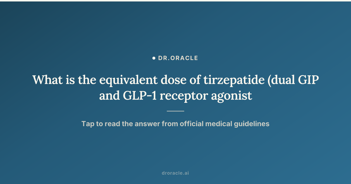 semaglutide equivalent dose to tirzepatide Dosing for Weight Loss: What You Need Evaluating Dose Titration in Semaglutide