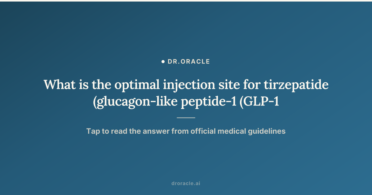 best injection site for tirzepatide Where to Inject Semaglutide & Tirzepatide: Sites Best Place for Tirzepatide Injection: