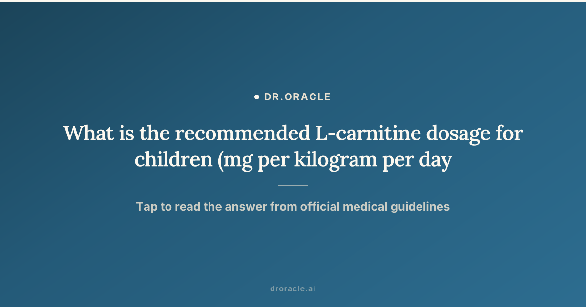 what's the recommended dose of l carnitine L-Carnitine 500 mg What is the recommended Lcarnitine