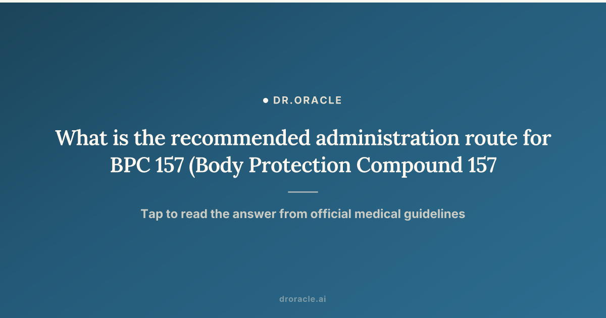 bpc 157 administration route BPC-157: Why Women Are Asking About It BPC-157 with Cryotherapy for Ultra-Fast