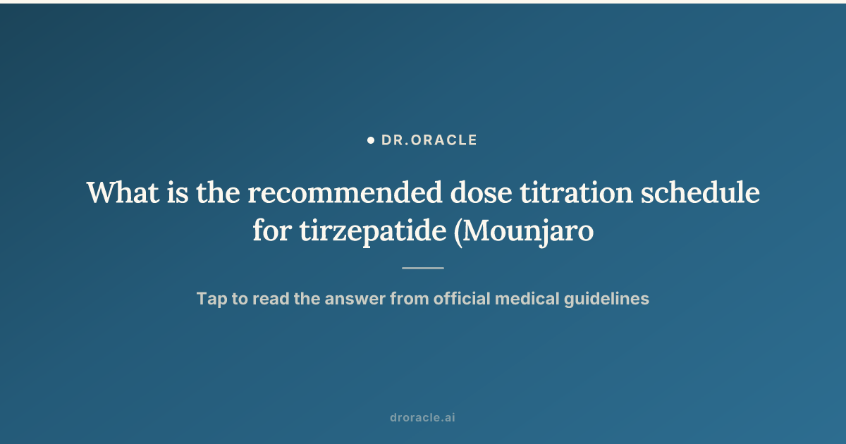 titration schedule for tirzepatide Why Do You Have to Increase Mounjaro Dose? | Explained What is the recommended titration