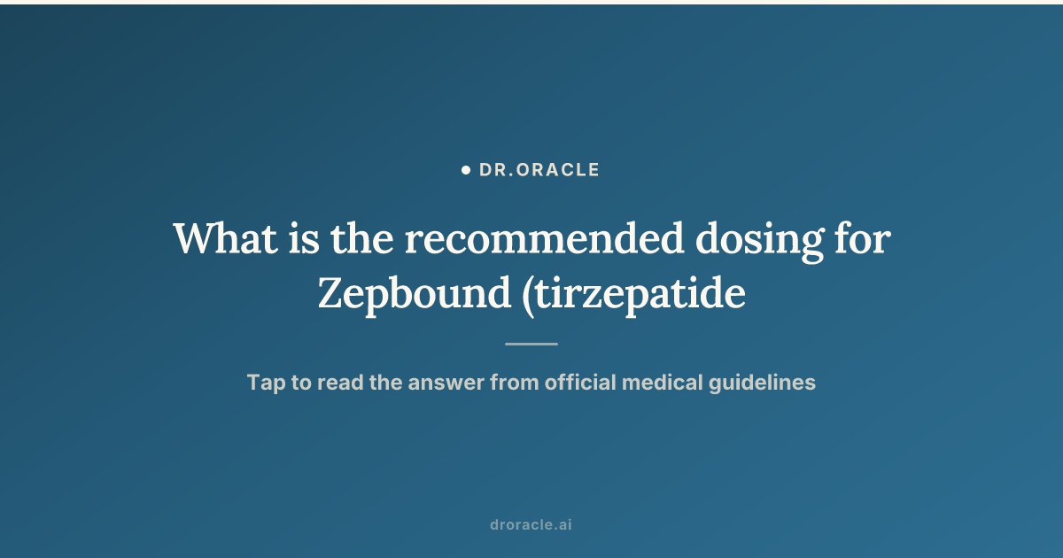 tirzepatide zepbound dosing what is the maintenance dose for Weekly Dosage Chart: Starting, & Maximum Doses Tirzepatide Dosage Guide and Chart ( Tirzepatide) Dosage Guide for Zepbound dosing for weight loss