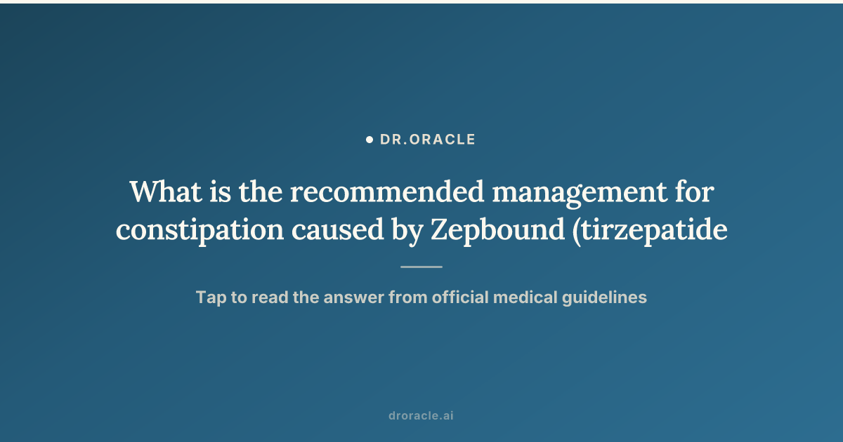 can you take laxatives while on tirzepatide a Laxative Semaglutide? Safety Guide What is the recommended management
