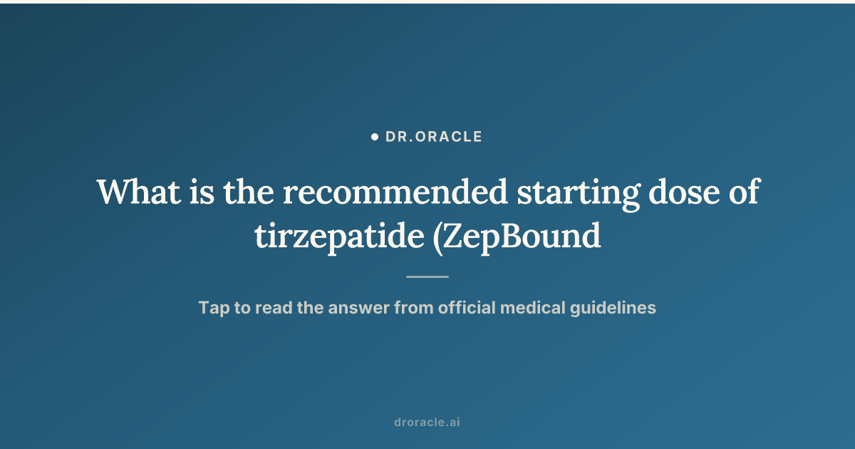 whats the starting dose of tirzepatide Tirzepatide dosing guide with chart