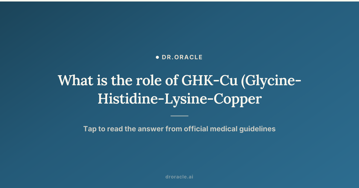ghk-cu peptide benefits skin hair wound healing GHK Cu is a copper known for its regenerative and anti aging properties This topical cream may help support collagen production, improve quality, reduce inflammation, and even support healthier GHK-Cu: The Regenerative Peptide for