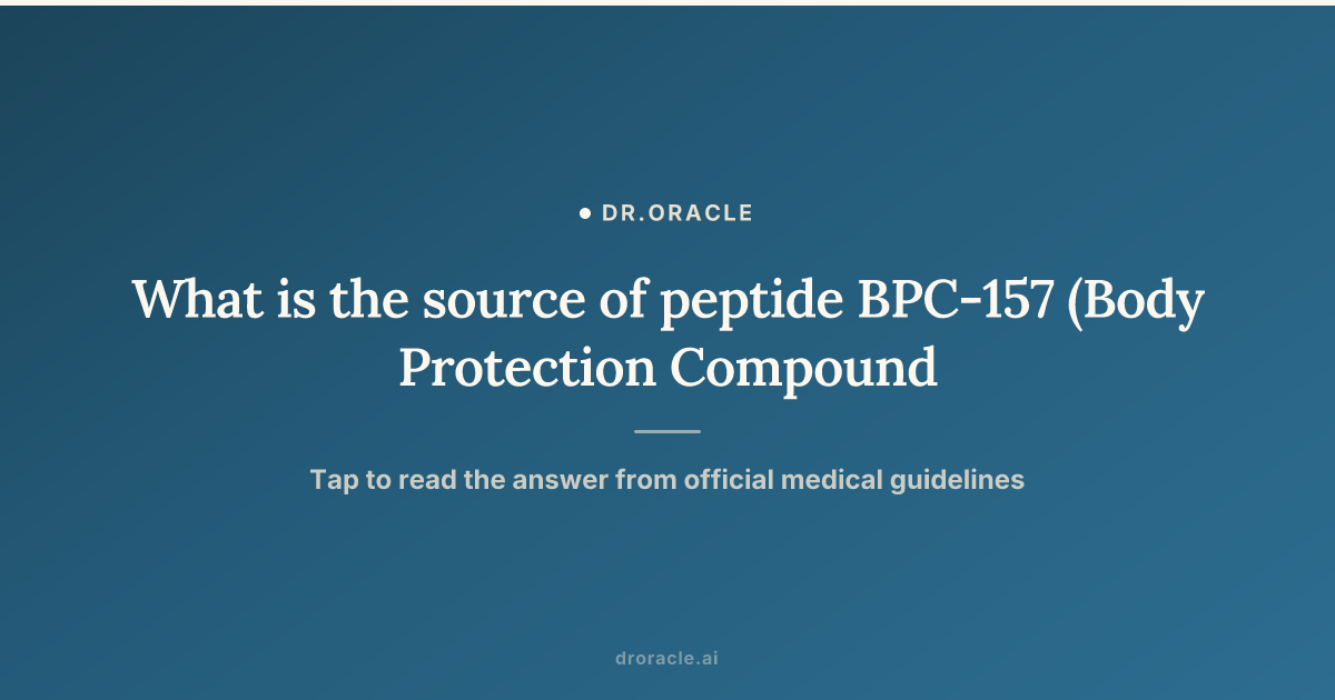 is bpc 157 a natural peptide Therapy Benefits: BPC-157, TA-1 & GHK-Cu What is BPC-157 peptide for