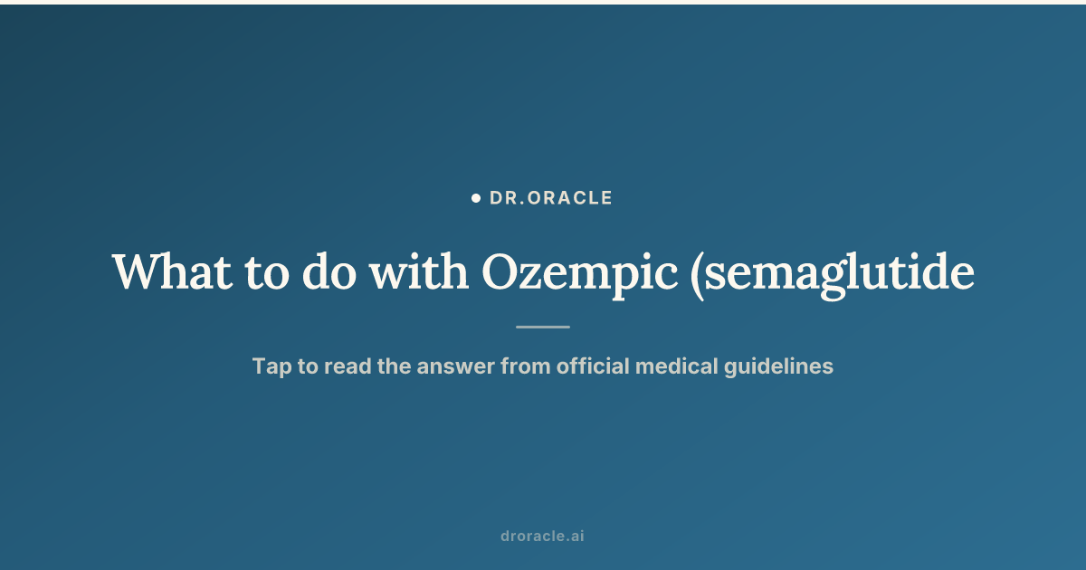 semaglutide hepatotoxicity case report SemaglutideInduced Hepatic Injury: A Rare of Drug Induced Liver Injury - Kundu - 2025 - Clinical Case Reports What to do with Ozempic
