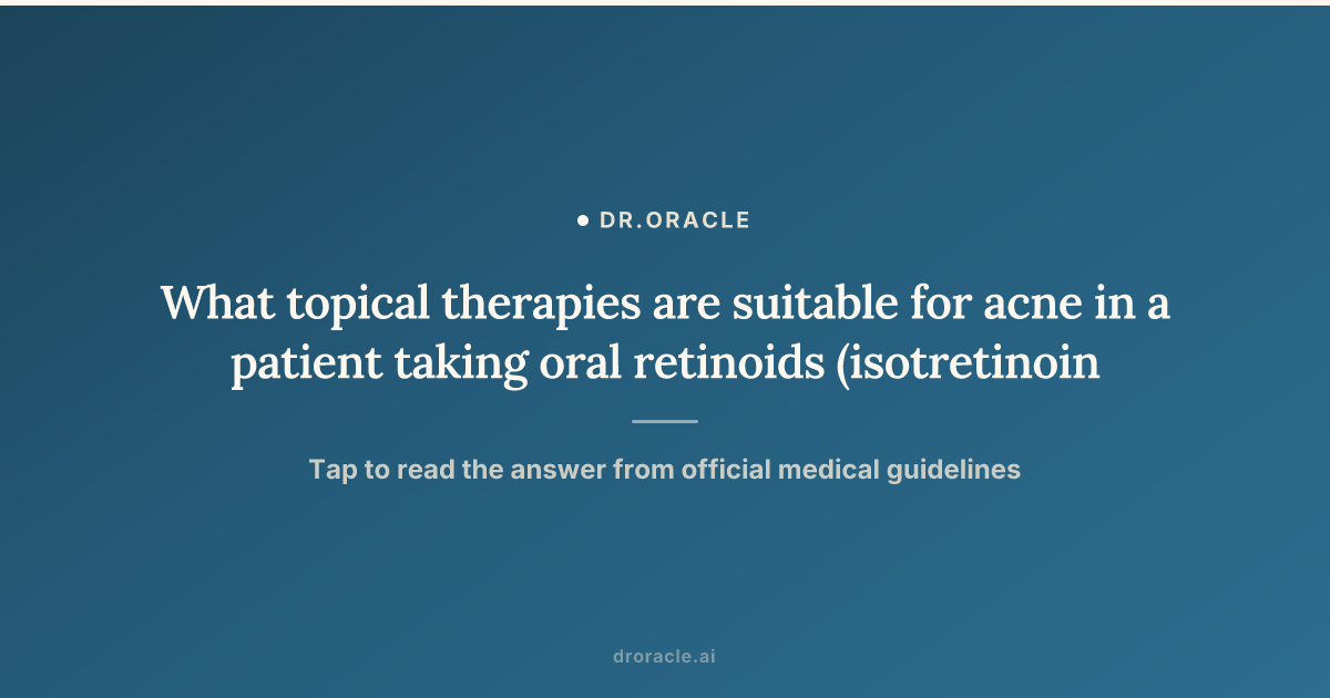 accutane and tirzepatide (Isotretinoin) Guide Singapore What topical therapies are suitable