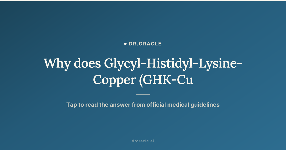 ghk-cu copper taste side effect Peptides Effects: What The Research Shows PSA: Albeit rare Copper peptide