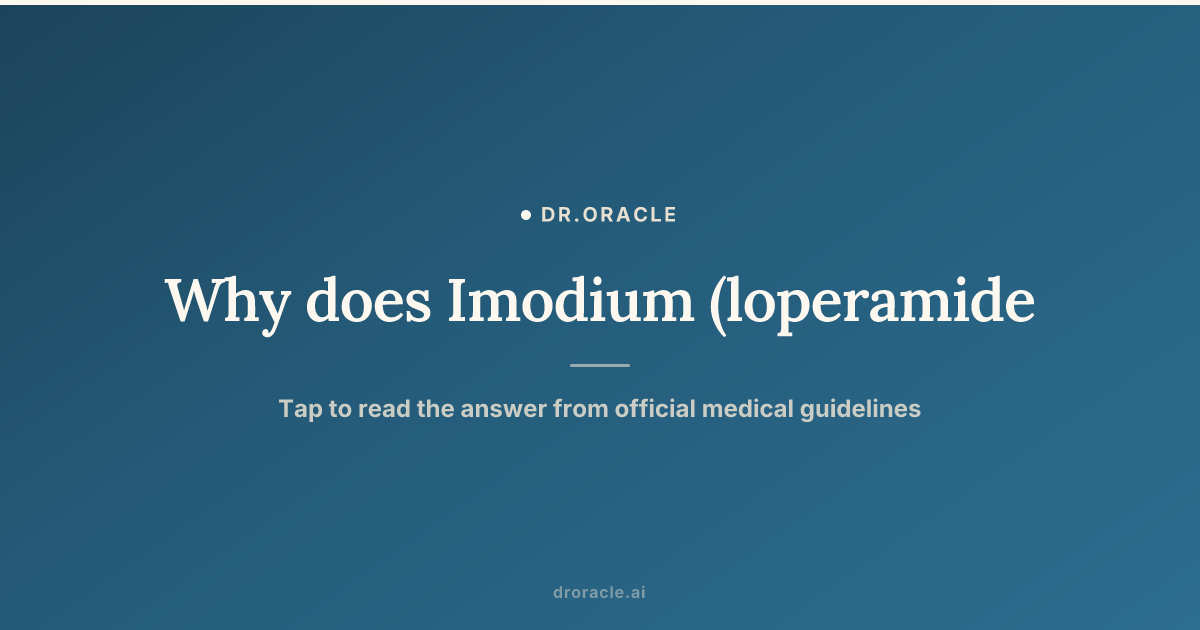 can i take imodium with semaglutide Why does ozempic cause diarrhea? Took two immodium without realizing