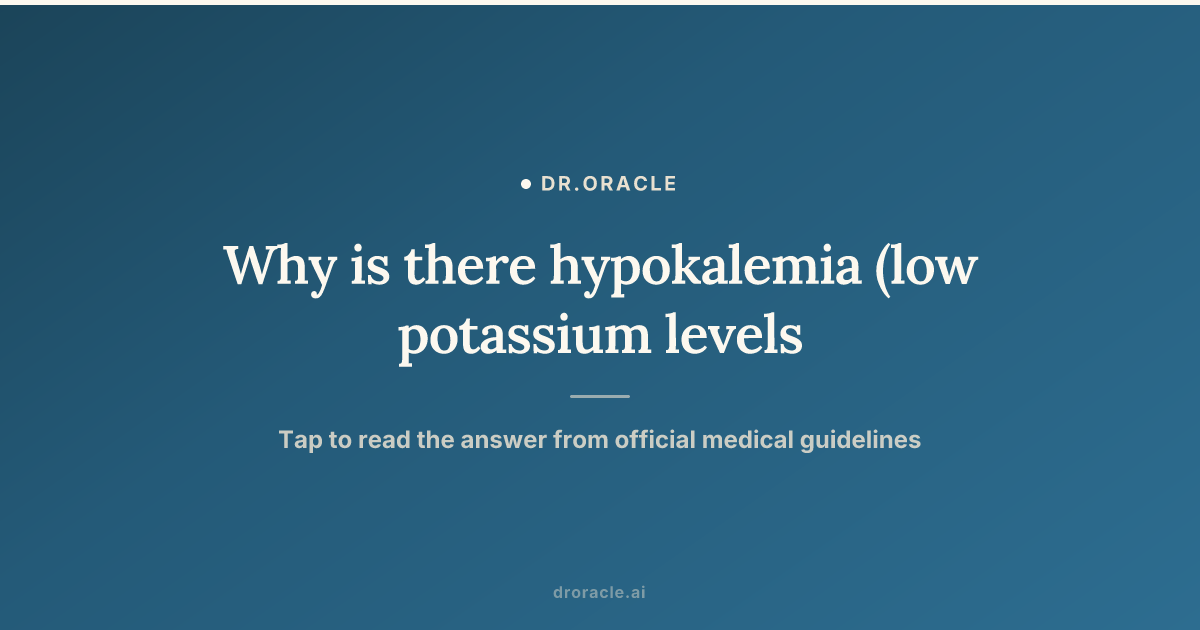 semaglutide and low potassium Hypokalemia (Low Potassium): Symptoms, Causes, Diagnosis, Treatment Does Wegovy Affect Potassium Levels?